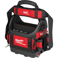 PackOut 10" Structured Tote, Ballistic Polyester, 35 Pockets, Red Cam Industrial