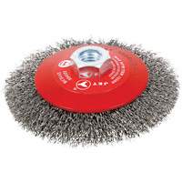 BC514T Brosses coniques &agrave; fils cr&ecirc;p&eacute;s pour meuleuses angulaires Cam Industrial