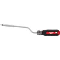 2-in-1 Rotating Multi-Bit Screwdriver, 10-1/10" L, Cushion Grip Handle Cam Industrial