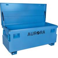 Jobsite Tool Box, 60" x 24" x 27-1/2", Steel, Blue Cam Industrial