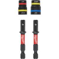 Shockwave Impact Duty Quik-Clear 2-in-1 Nut Driver Set, 5/16"/1/4"/3/8" Drive, 2-1/2" L, Magnetic Cam Industrial