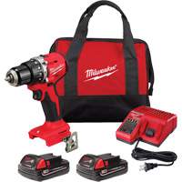 Ensemble perfomarteau/tournevis compact sans balai  M18, Lithium-ion, 18 V, Mandrin 1/2", Couple 550 lb-po Cam Industrial