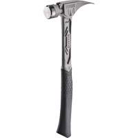 Marteau de charpente en titane lisse TIBONE, 14 oz, Prise en Acier plein, 15-1/4" lo Cam Industrial