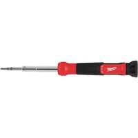 14-in-1 Precision Multi-Bit Screwdriver, 7-37/100" L, Cushion Grip Handle Cam Industrial