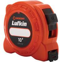 L600 Series Power Tape Measure, 1/2" x 10', Imperial Graduations Cam Industrial
