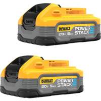 POWERSTACK Battery 2-Pack, Lithium-Ion, 20 V, 5 Ah Cam Industrial