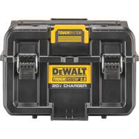 ToughSystem&reg; 2.0 20V Dual Port Charger, 14" x 15" x 9", Black/Yellow Cam Industrial