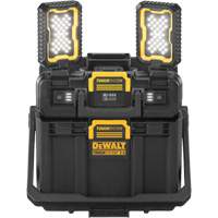 ToughSystem&reg; 2.0 Adjustable Work Light with Storage, 16" x 11" x 14", Black/Yellow Cam Industrial