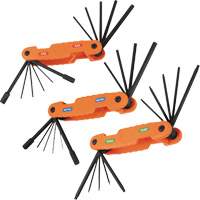 Pro Folding Hex Key Set, 31 Pcs., Metric & Imperial/Torx&reg; Cam Industrial