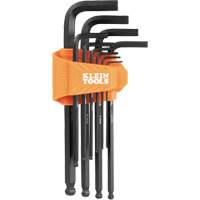 L-Style Long Ball-End Hex Key Set, 10 Pcs., Metric Cam Industrial