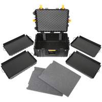 Heavy-Duty Portable Rolling Tool Case, 18-3/5" W x 24-3/5" D x 11-1/2" H, Black UAX576 | Cam Industrial
