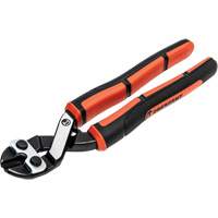 Compact Wire & Bolt Cutter, 8-1/2" L, Angle Cut Cam Industrial