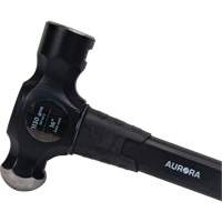 Marteau &agrave; panne ronde, Poids de la t&ecirc;te 40 oz, Face Ordinaire, Prise Fibre de verre Cam Industrial