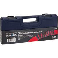 SAE Socket Set, 19 Pcs, Impact, 1/2" Drive Size Cam Industrial