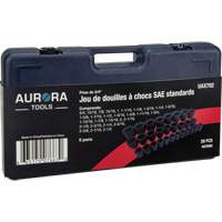 SAE Socket Set, 29 Pcs, Impact, 3/4" Drive Size Cam Industrial