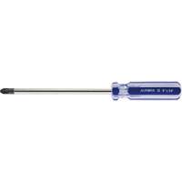 Blue Transparent Striped Philips Screwdriver, #3, Plastic Handle Cam Industrial