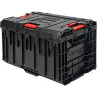 Arx&reg; Single Drawer Toolbox, 11-1/5" W x 18-3/10" D x 9-1/10" H, Black/Red Cam Industrial