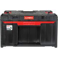 Arx&reg; Single Drawer Toolbox, 11-1/5" W x 18-3/10" D x 9-1/10" H, Black/Red Cam Industrial