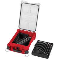 Wrench Set with PackOut Compact Organizer, Combination, 15 Pieces, Metric Cam Industrial