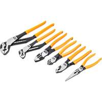 PITBULL Dipped Handle Mixed Plier Set, 6 Pieces Cam Industrial