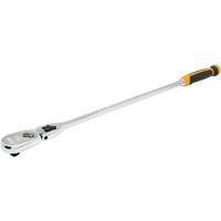 90-Tooth Dual Material Locking Flex Head Teardrop Ratchet Cam Industrial