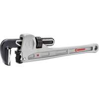 Cl&eacute; &agrave; tuyau &agrave; m&acirc;choires K9, Cap des m&acirc;choires 2-3/8", Longueur 14", Fini Rev&ecirc;tement en poudre, Prise Non-ergonomique Cam Industrial