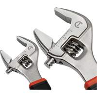 Quick-Fit-Jaw Adjustable Wrench Set, Adjustable, 2 Pieces, Imperial and Metric Cam Industrial