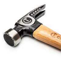 Milled-Face Framing Hammer, 22 oz., Wood Handle, 18" L Cam Industrial