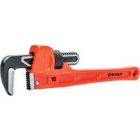 SLIM JAW Pipe Wrench, 1-9/10" Jaw Capacity, 10" Long, Powder Coated Finish, Non-Ergonomic Handle Cam Industrial