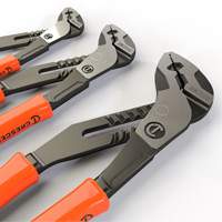 Z2 K9 Straight Jaw Dipped Handle Tongue & Groove Plier Set, 3 Pieces Cam Industrial