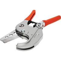 Ratcheting PVC Pipe Cutter with Dipped Grips, 1/4"- 2-3/8" Capacity Cam Industrial
