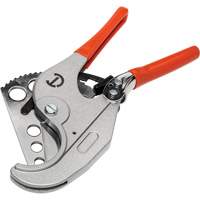Ratcheting PVC Pipe Cutter with Dipped Grips, 1/4"- 2-3/8" Capacity Cam Industrial