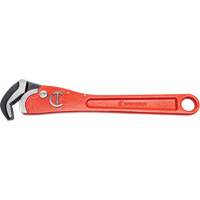 Self-Adjusting Pipe Wrench, 1-1/2" Jaw Capacity, 12" Long, Powder Coated Finish, Non-Ergonomic Handle Cam Industrial
