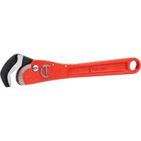 Self-Adjusting Pipe Wrench, 1-1/2" Jaw Capacity, 12" Long, Powder Coated Finish, Non-Ergonomic Handle Cam Industrial
