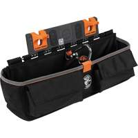 Bucket Work CentreS-Hook Large Pouch Module, Nylon, 3 Pockets, Black/Orange Cam Industrial