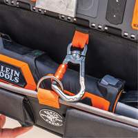 Module pour grande poche avec crochet en S Bucket Work Centre, Nylon, 3 pochettes, Noir/Orange Cam Industrial