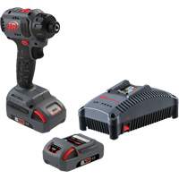 Ensemble de tournevis compact sans fil, 1/4", 37 lb-pi Couple max., 20 V, Lithium-ion Cam Industrial