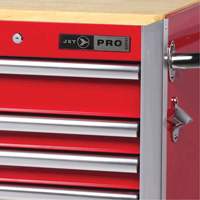 PRC7215 Pro Series Roller Cabinet, 15 Drawers, 72" W x 24" D x Red Cam Industrial