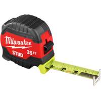 Stud Tape Measure with Engineer's Scale, 1-5/16" x 35' Cam Industrial