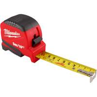 Compact Tape Measure, 1" x 16' Cam Industrial
