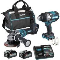 XGT Brushless 2-Tool Combo Kit, Lithium-Ion, 40 V Cam Industrial
