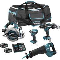XGT Brushless 4-Tool Combo Kit, Lithium-Ion, 40 V Cam Industrial