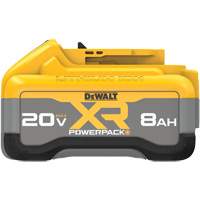 MAX* XR POWERPACK Battery, Lithium-Ion, 20 V, 8 Ah Cam Industrial