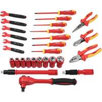 Insulated Tool Set, 1000 V, 28 Pcs Cam Industrial