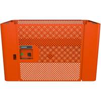 RAILWORKS Mesh Security Panel Single Door Lockable Storage Cam Industrial