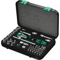 8100 SA 4 Zyklop Speed Ratchet Set, 41 Pcs, 1/4" Drive Size Cam Industrial