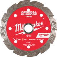 DIAMOND MAX Turbo General Purpose Diamond Blade Cam Industrial