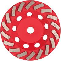 Meule boisseau diamant&eacute;e &agrave; 18 segments Turbo DIAMOND MAX Cam Industrial