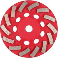 Meule boisseau diamant&eacute;e &agrave; 14 segments Turbo DIAMOND MAX Cam Industrial