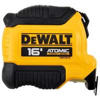 ATOMIC COMPACT SERIES Tape Measure, 16', Imperial Graduations Cam Industrial